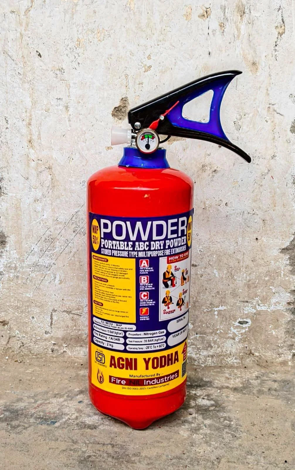 ABC Dry Powder Fire Extinguisher (2 Kg)