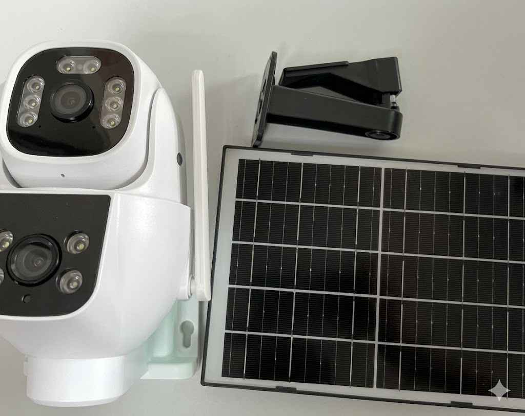 Solar Dual Lens WiFi CCTV Camera
