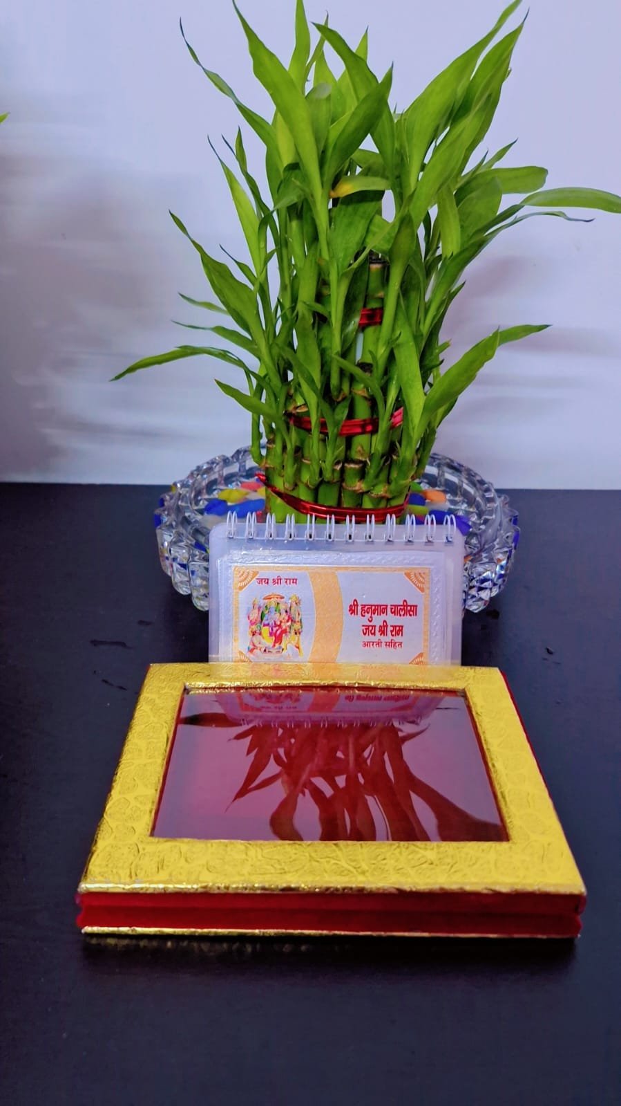 999 Silver Hanuman Chalisa Pocket Frame