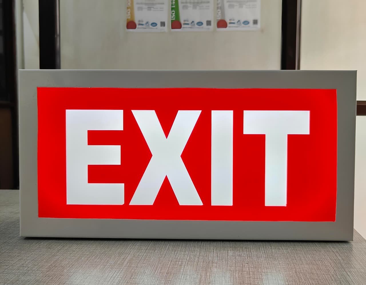 LED Exit Signage Board