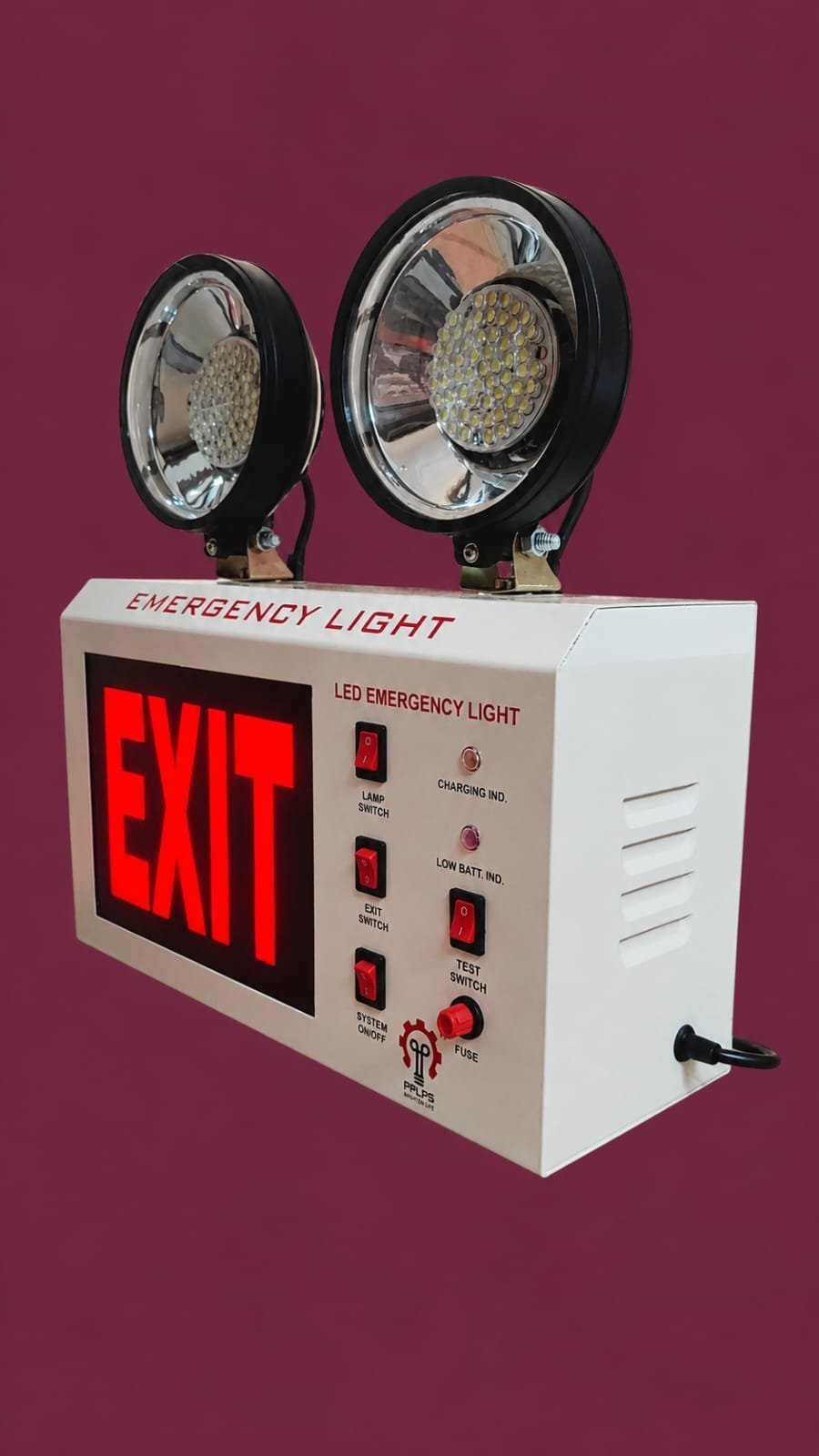 LED Emergency Exit Light with Exit Signage