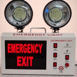 LED Emergency Exit Light with Dual Spotlight